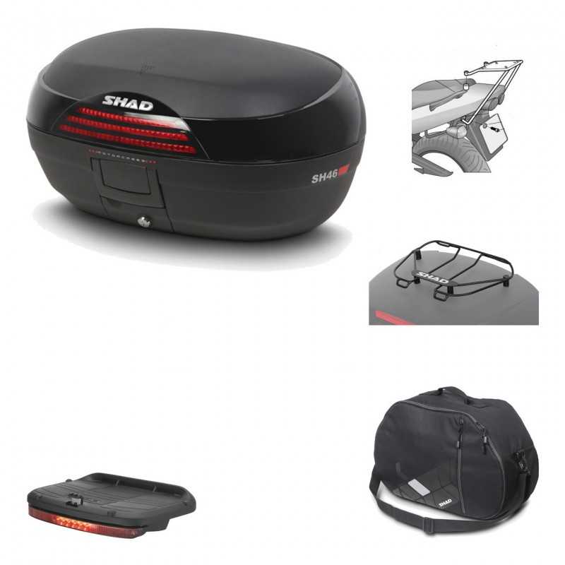 Rear trunk + mounting hardware + accessories  SH46 SH 46 NEW MODEL