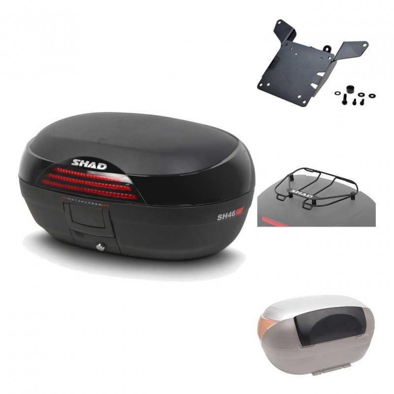 Rear trunk + mounting hardware + accessories  SH46 SH 46 NEW MODEL