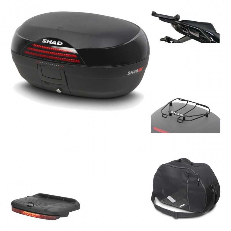 SHAD Baul trasero + herraje montaje accesorios SH46 SH 46 NEW MODEL KIT-183212