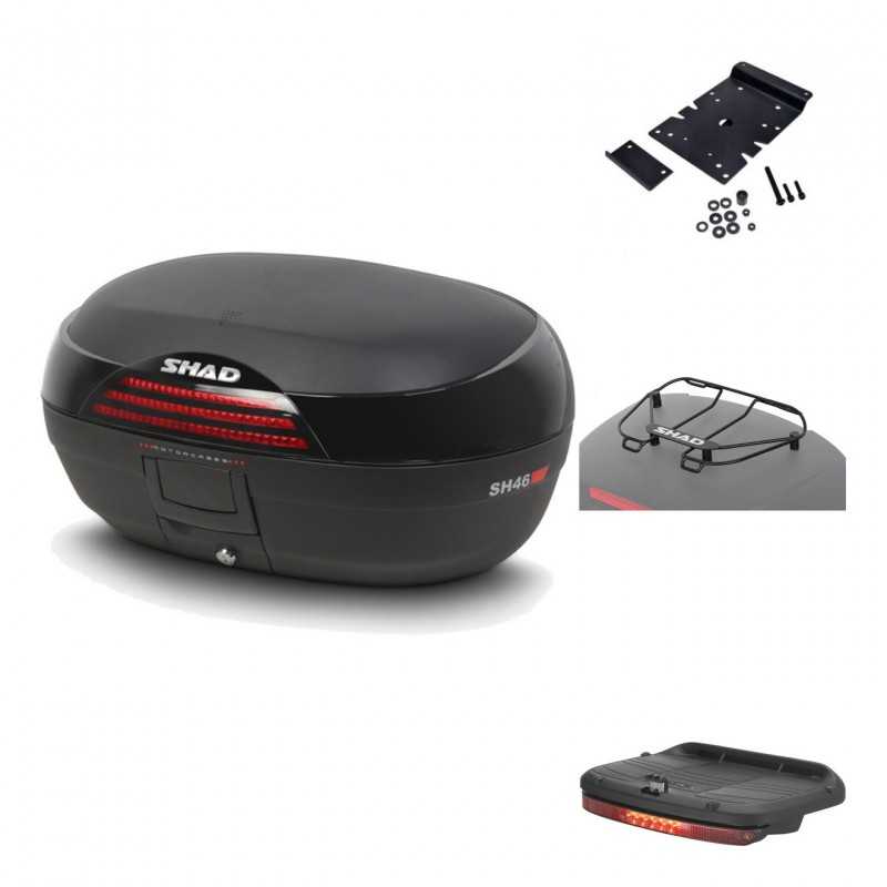 Rear trunk + mounting hardware + accessories  SH46 SH 46 NEW MODEL