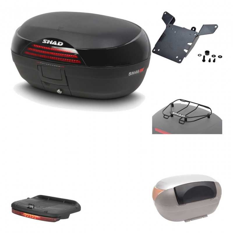 Rear trunk + mounting hardware + accessories  SH46 SH 46 NEW MODEL