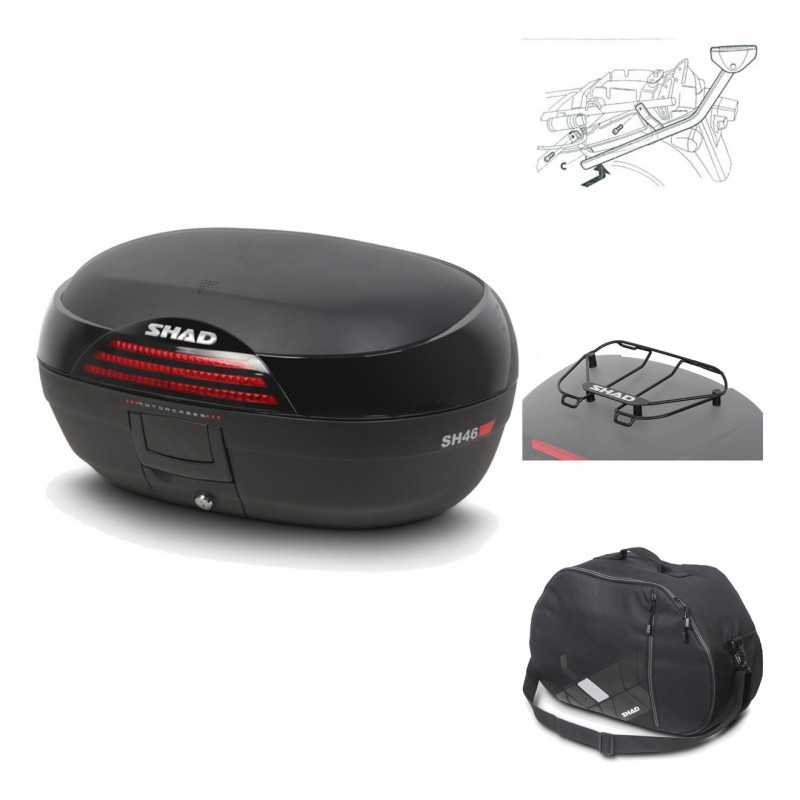Rear trunk + mounting hardware + accessories  SH46 SH 46 NEW MODEL