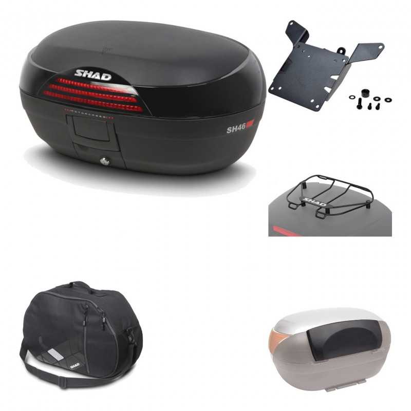 SHAD Baul trasero + herraje montaje accesorios SH46 SH 46 NEW MODEL KIT-183463