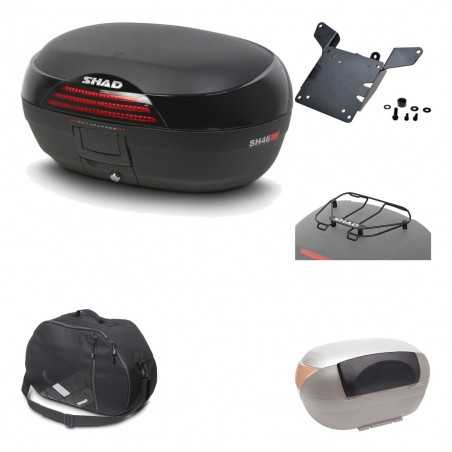 Rear trunk + mounting hardware + accessories SH46 SH 46 NEW MODEL