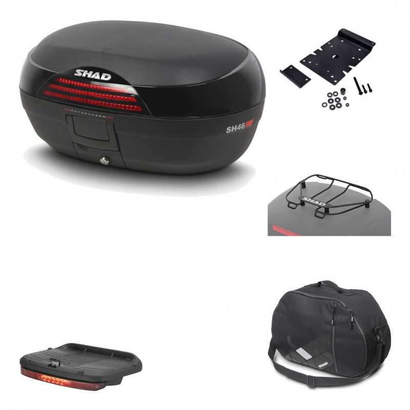 Rear trunk + mounting hardware + accessories  SH46 SH 46 NEW MODEL