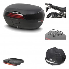 Rear trunk + mounting hardware + accessories  SH46 SH 46 NEW MODEL