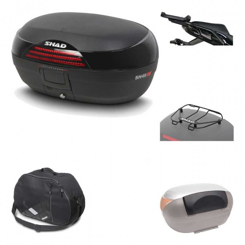 Rear trunk + mounting hardware + accessories  SH46 SH 46 NEW MODEL