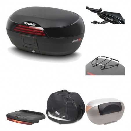 SHAD Baul trasero + herraje montaje accesorios SH46 SH 46 NEW MODEL KIT-183216