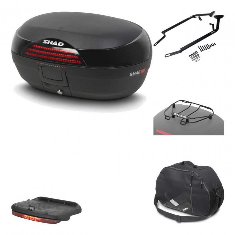 Rear trunk + mounting hardware + accessories  SH46 SH 46 NEW MODEL