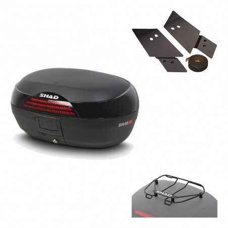 SHAD Baul trasero + herraje montaje parrilla portabultos superior SH46 SH 46 NEW MODEL KIT-183513