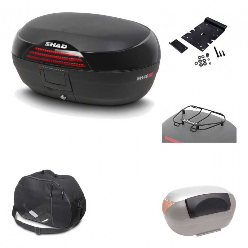 Rear trunk + mounting hardware + accessories  SH46 SH 46 NEW MODEL