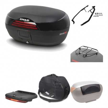 SHAD Baul trasero + herraje montaje accesorios SH46 SH 46 NEW MODEL KIT-183416