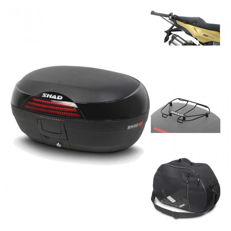 Rear trunk + mounting hardware + accessories  SH46 SH 46 NEW MODEL