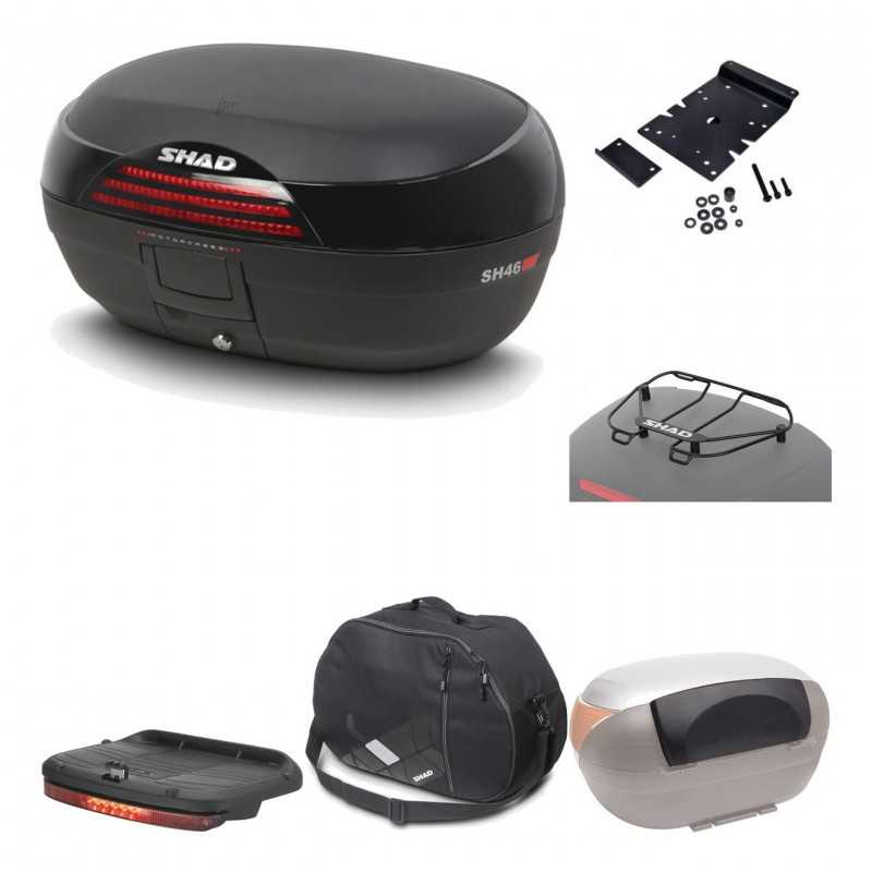 Rear trunk + mounting hardware + accessories  SH46 SH 46 NEW MODEL