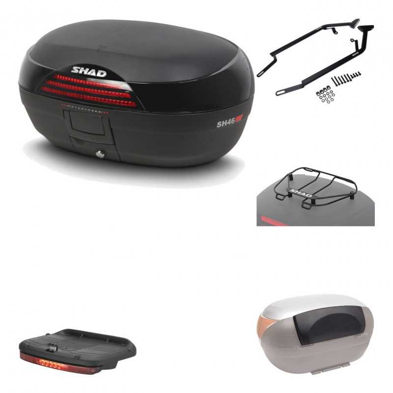 Rear trunk + mounting hardware + accessories  SH46 SH 46 NEW MODEL