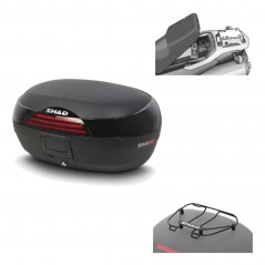 SHAD Baul trasero + herraje montaje parrilla portabultos superior SH46 SH 46 NEW MODEL KIT-183417