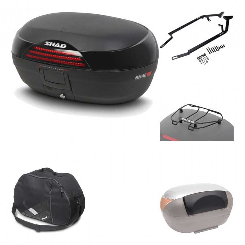 Rear trunk + mounting hardware + accessories  SH46 SH 46 NEW MODEL