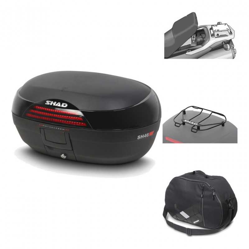 SHAD Baul trasero + herraje montaje accesorios SH46 SH 46 NEW MODEL KIT-183419