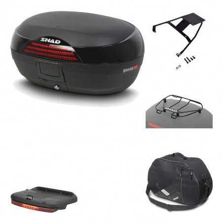 SHAD Baul trasero + herraje montaje accesorios SH46 SH 46 NEW MODEL KIT-183620