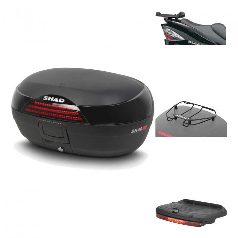 SHAD Baul trasero + herraje montaje accesorios SH46 SH 46 NEW MODEL KIT-183970
