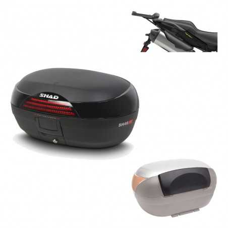 SHAD Baul trasero + herraje montaje respaldo de pasajero SH46 SH 46 NEW MODEL KIT-184021