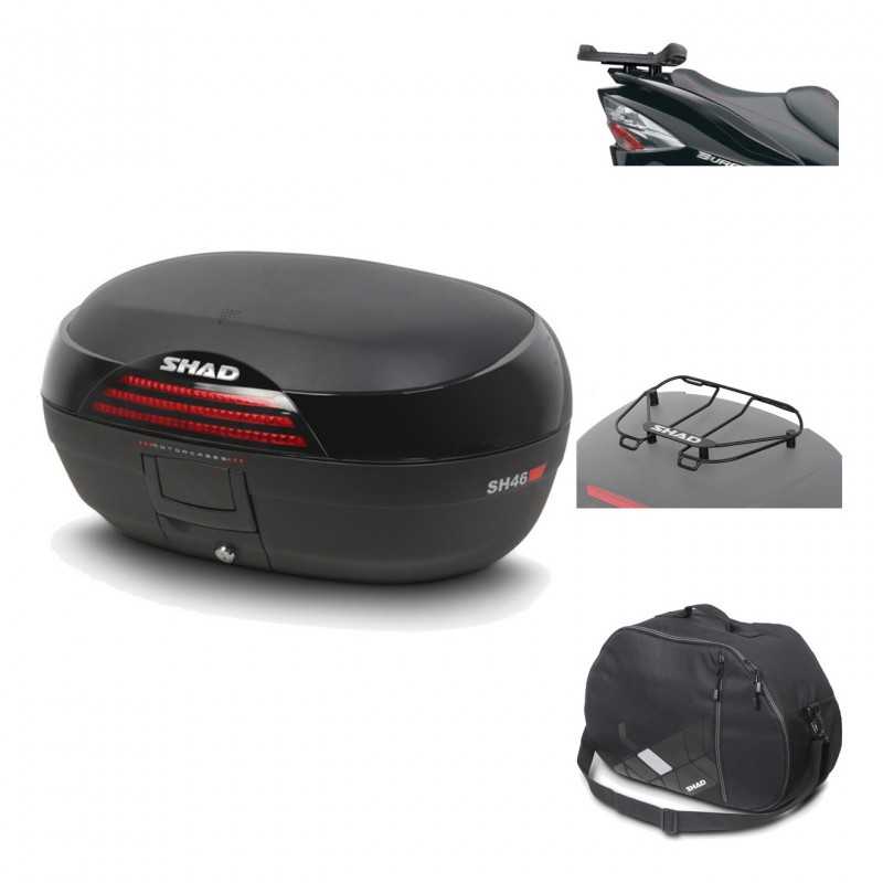 Rear trunk + mounting hardware + accessories  SH46 SH 46 NEW MODEL