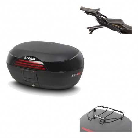 SHAD Baul trasero + herraje montaje parrilla portabultos superior SH46 SH 46 NEW MODEL KIT-183721