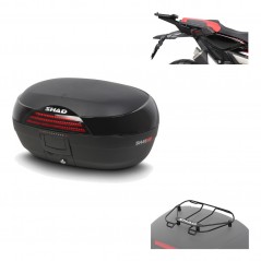SHAD Baul trasero + herraje montaje parrilla portabultos superior SH46 SH 46 NEW MODEL KIT-183921