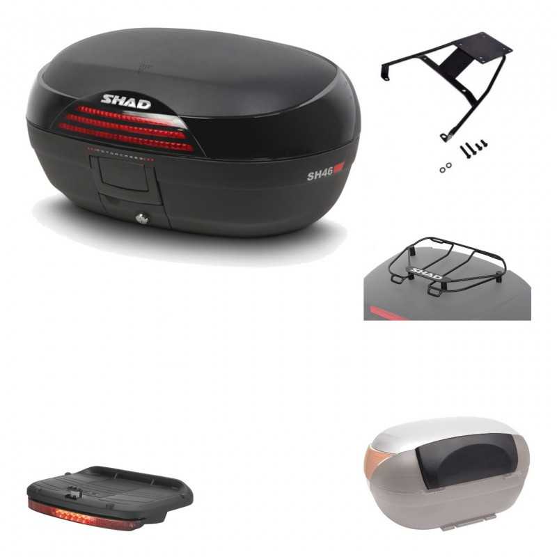 SHAD Baul trasero + herraje montaje accesorios SH46 SH 46 NEW MODEL KIT-183622