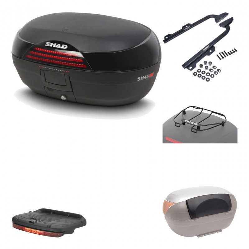 SHAD Baul trasero + herraje montaje accesorios SH46 SH 46 NEW MODEL KIT-183822