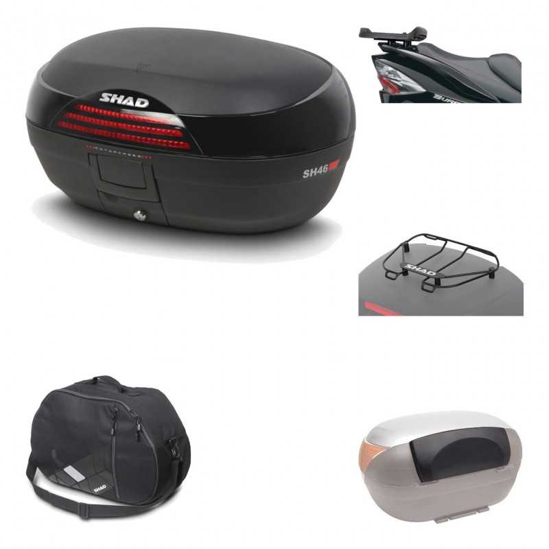 Rear trunk + mounting hardware + accessories  SH46 SH 46 NEW MODEL