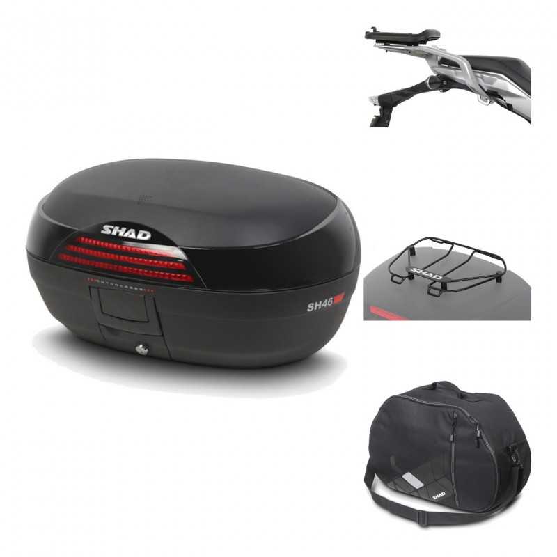 Rear trunk + mounting hardware + accessories  SH46 SH 46 NEW MODEL