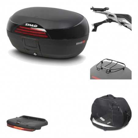 SHAD Baul trasero + herraje montaje accesorios SH46 SH 46 NEW MODEL KIT-184076