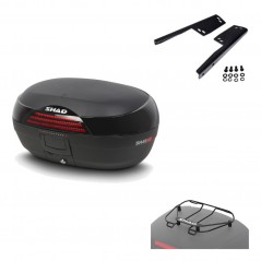 SHAD Baul trasero + herraje montaje parrilla portabultos superior SH46 SH 46 NEW MODEL KIT-183777