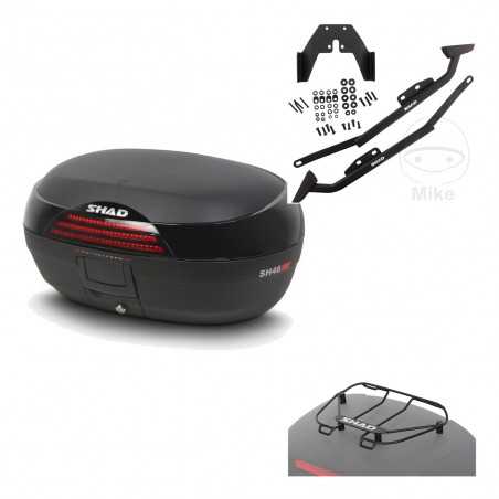 SHAD Baul trasero + herraje montaje parrilla portabultos superior SH46 SH 46 NEW MODEL KIT-183977