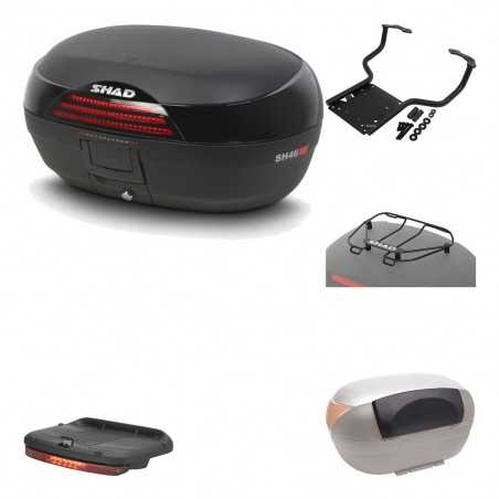 SHAD Baul trasero + herraje montaje accesorios SH46 SH 46 NEW MODEL KIT-183878