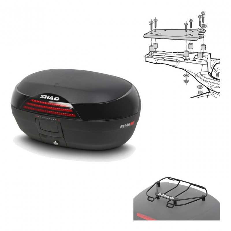 Back trunk + big top fitting + top grid rack  SH46 SH 46 NEW MODEL