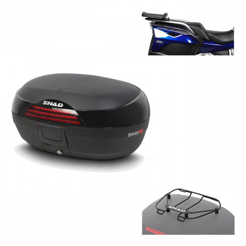 SHAD Baul trasero + herraje montaje parrilla portabultos superior SH46 SH 46 NEW MODEL KIT-183729