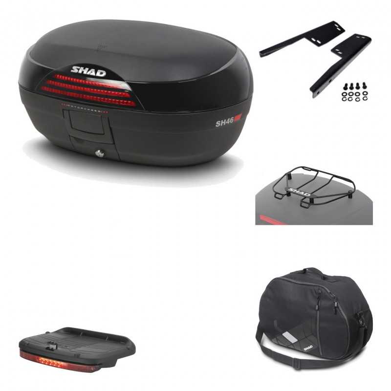 Rear trunk + mounting hardware + accessories  SH46 SH 46 NEW MODEL