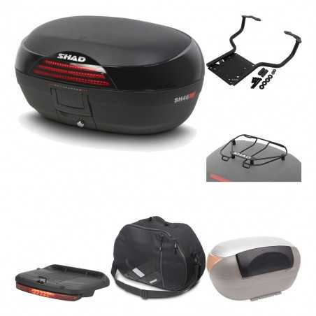 Rear trunk + mounting hardware + accessories  SH46 SH 46 NEW MODEL