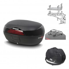 Rear trunk + mounting hardware + accessories  SH46 SH 46 NEW MODEL