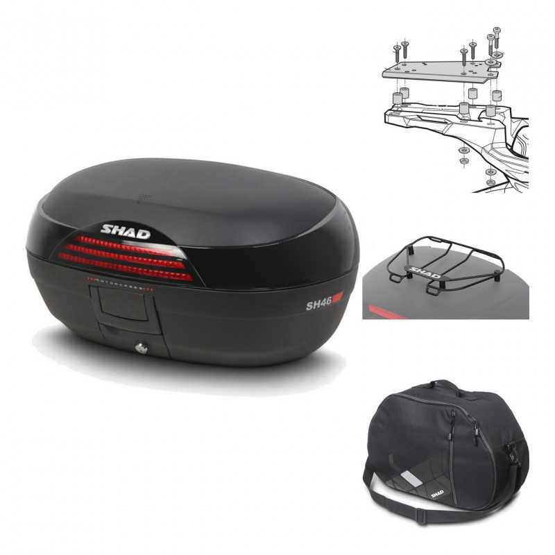 Rear trunk + mounting hardware + accessories  SH46 SH 46 NEW MODEL