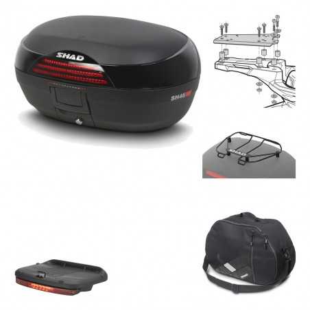 SHAD Baul trasero + herraje montaje accesorios SH46 SH 46 NEW MODEL KIT-183932