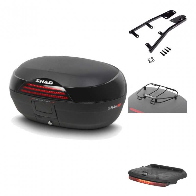 SHAD Baul trasero + herraje montaje accesorios SH46 SH 46 NEW MODEL KIT-183682