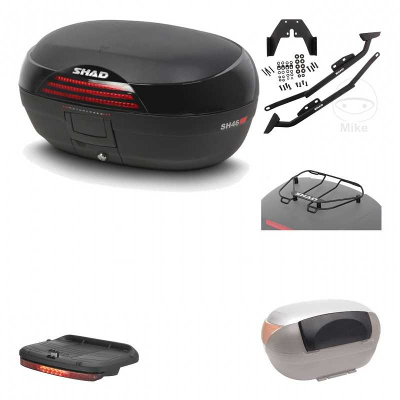 Rear trunk + mounting hardware + accessories  SH46 SH 46 NEW MODEL