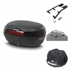 Rear trunk + mounting hardware + accessories  SH46 SH 46 NEW MODEL
