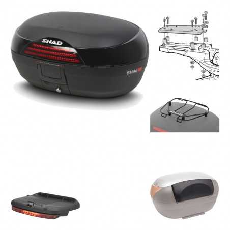SHAD Baul trasero + herraje montaje accesorios SH46 SH 46 NEW MODEL KIT-183934