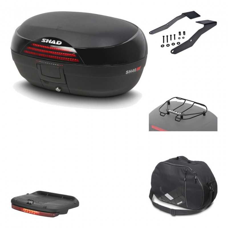 SHAD Baul trasero + herraje montaje accesorios SH46 SH 46 NEW MODEL KIT-183884