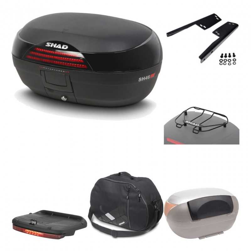 SHAD Baul trasero + herraje montaje accesorios SH46 SH 46 NEW MODEL KIT-183784