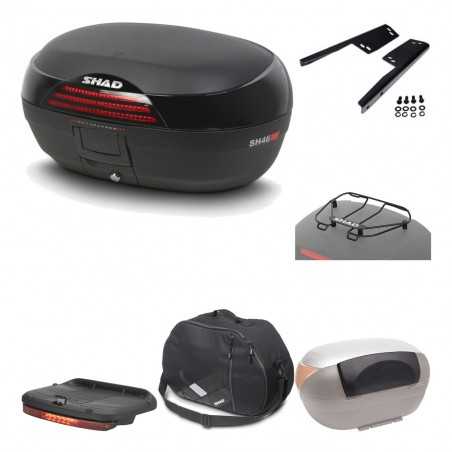 Rear trunk + mounting hardware + accessories  SH46 SH 46 NEW MODEL